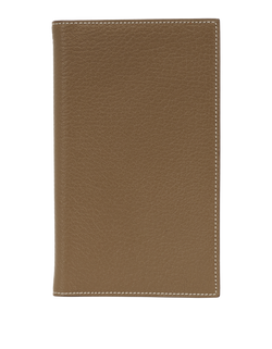 Hermes Vision II Simple Agenda Cover, Leather, Taupe, MIF, 3*